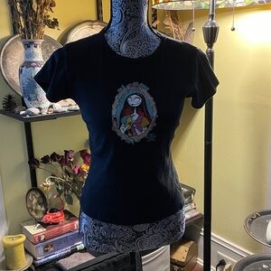 Nightmare Before Christmas Black Tee